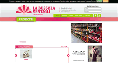 Desktop Screenshot of labussolaventagli.it